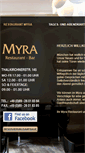 Mobile Screenshot of myra-restaurant.de